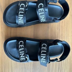 Celine Rubber Platform Sandals